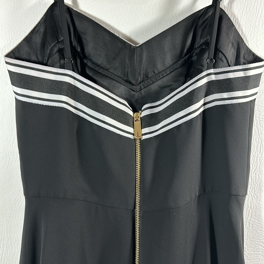 Ted Baker Fit Flare Striped MIDI Dress, 2 - Picture 5 of 7